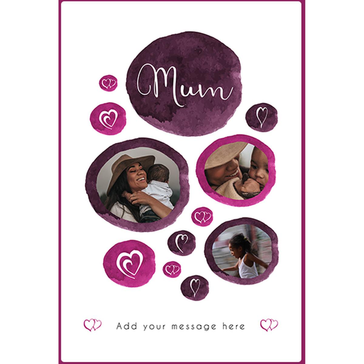 Three Photo Personalised Blanket With Text – image 2