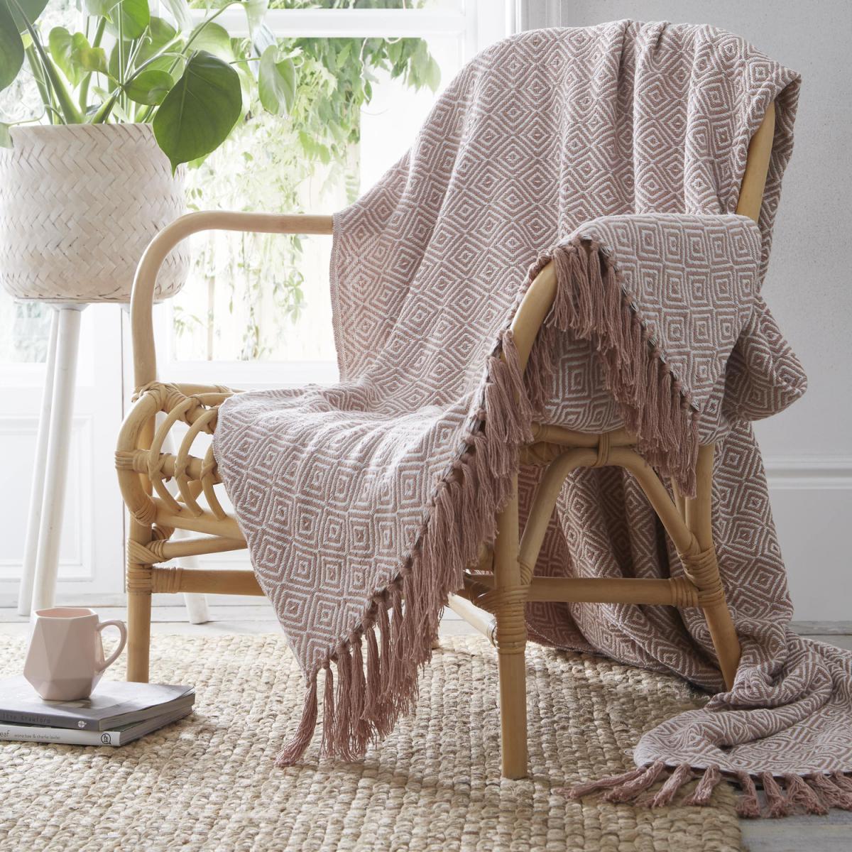 Ascot Cotton Throw - Terracotta / 130cm – image 4