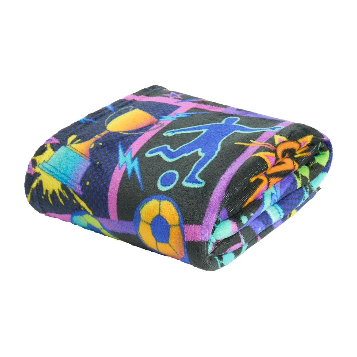 OHS Football Comic Print Fleece Throw - Multi – image 1