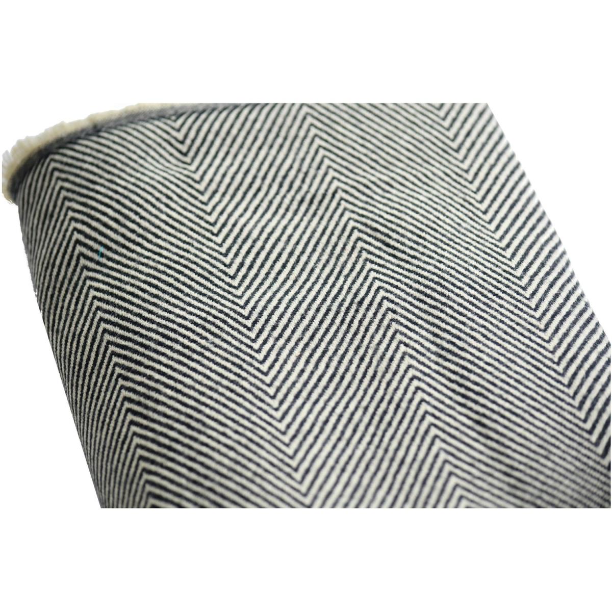 Blanket Soft Woolen Blanket Cosy Blanket - Black & Beige – image 5