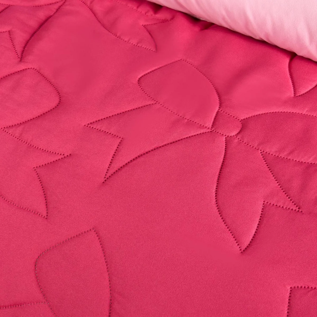 OHS Bow Print Quilted Throw - Hot Pink / 150cm – image 3