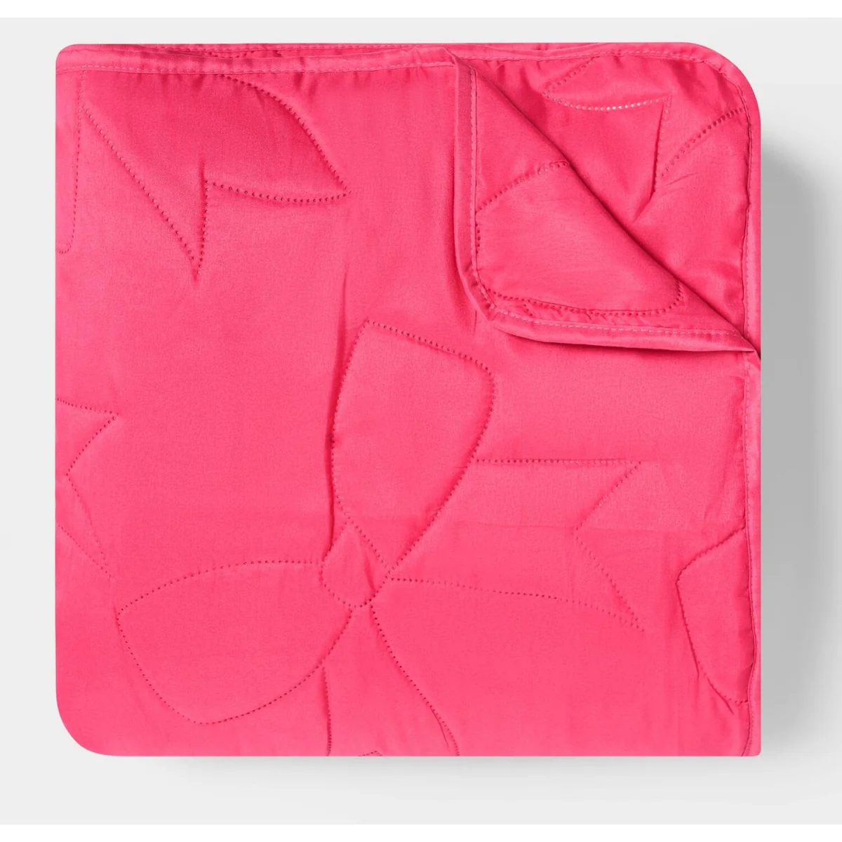 OHS Bow Print Quilted Throw - Hot Pink / 150cm – image 4