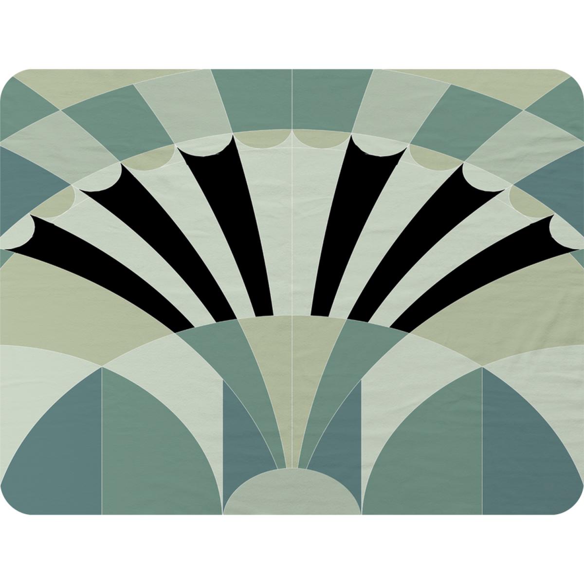 Green Geo Arches Blanket - Green – image 2