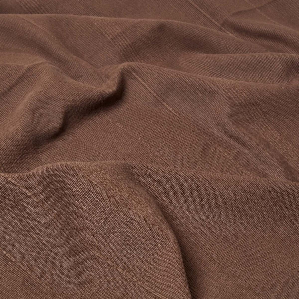 Homescapes Cotton Rajput Ribbed Throw - Chocolate / 1.56kg / 255cm – image 3