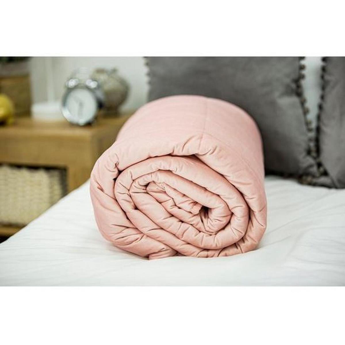 LUXURY LIFE Weighted Blanket 6Kg - 125 x 180cm - Blush Pink – image 3