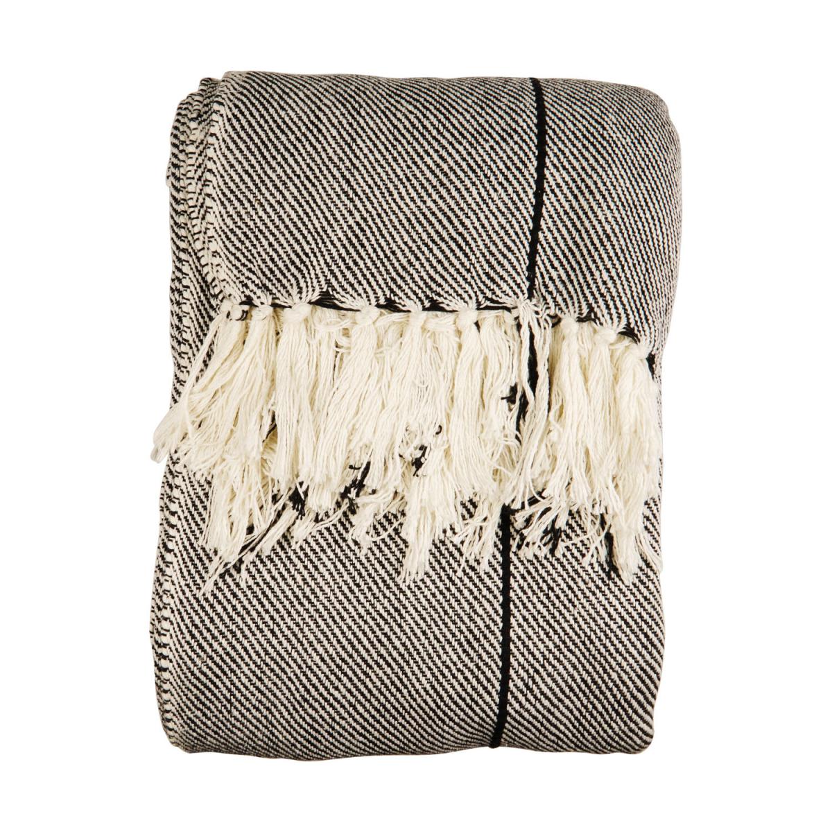 Maison Plait Monochrome Throw – image 3