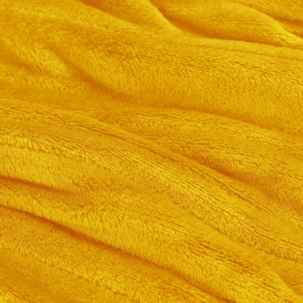 Cosi Home Fleece & Sherpa Electric Heated Throw - Mustard – image 1