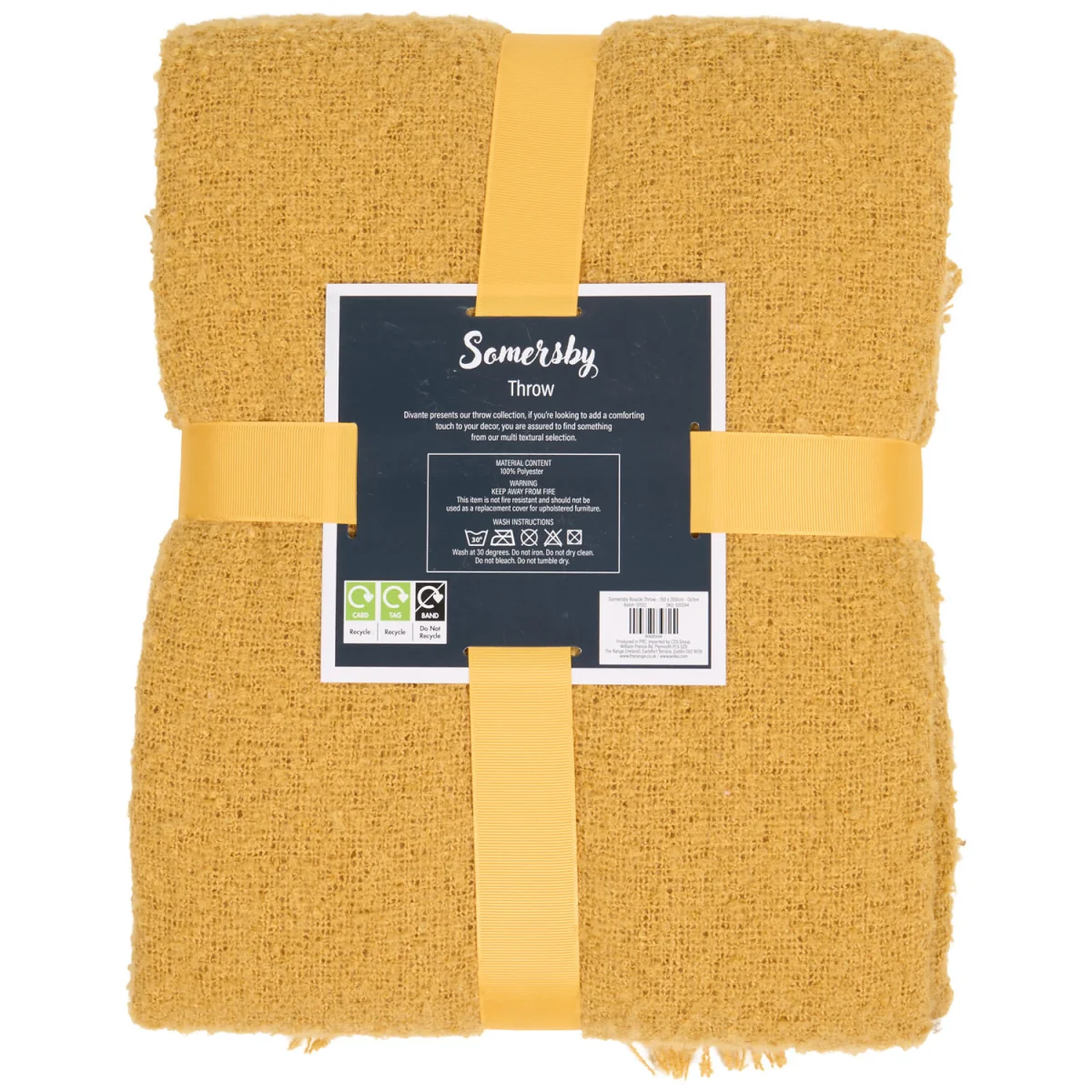 Somersby Boucle Throw - Ochre – image 4