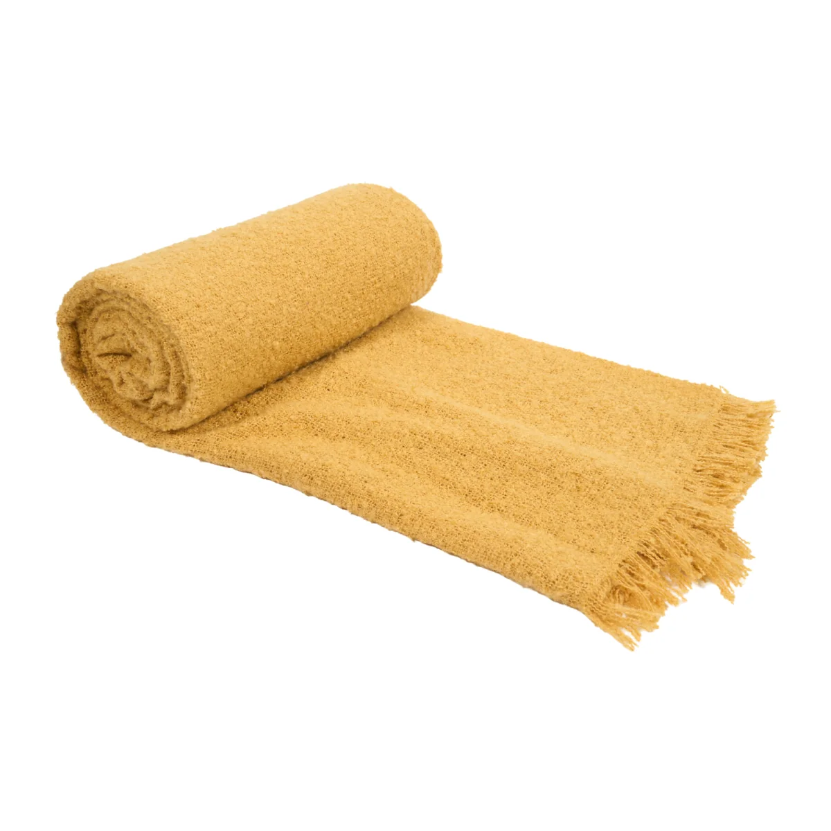 Somersby Boucle Throw - Ochre – image 1