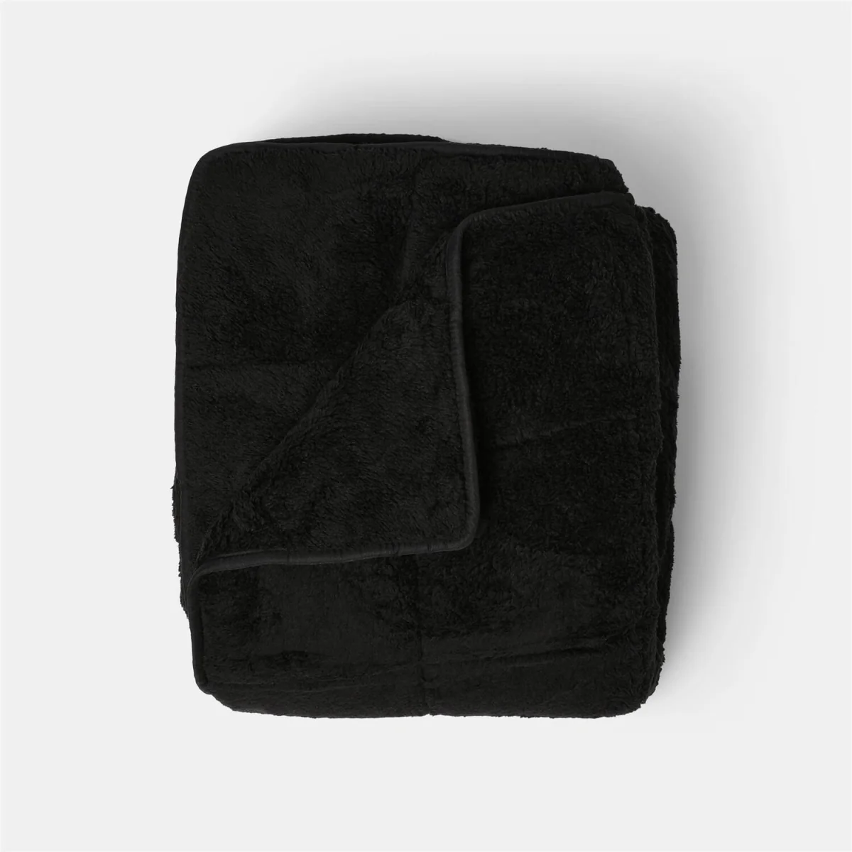 OHS Sensory Teddy Fleece 6kg Weighted Blanket - Black – image 3