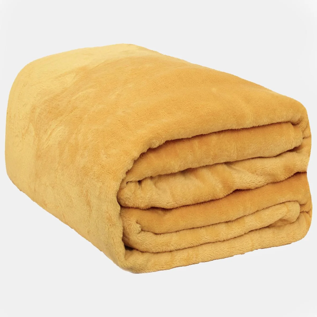 OHS Supersoft Throw - Ochre Yellow / 240cm – image 3