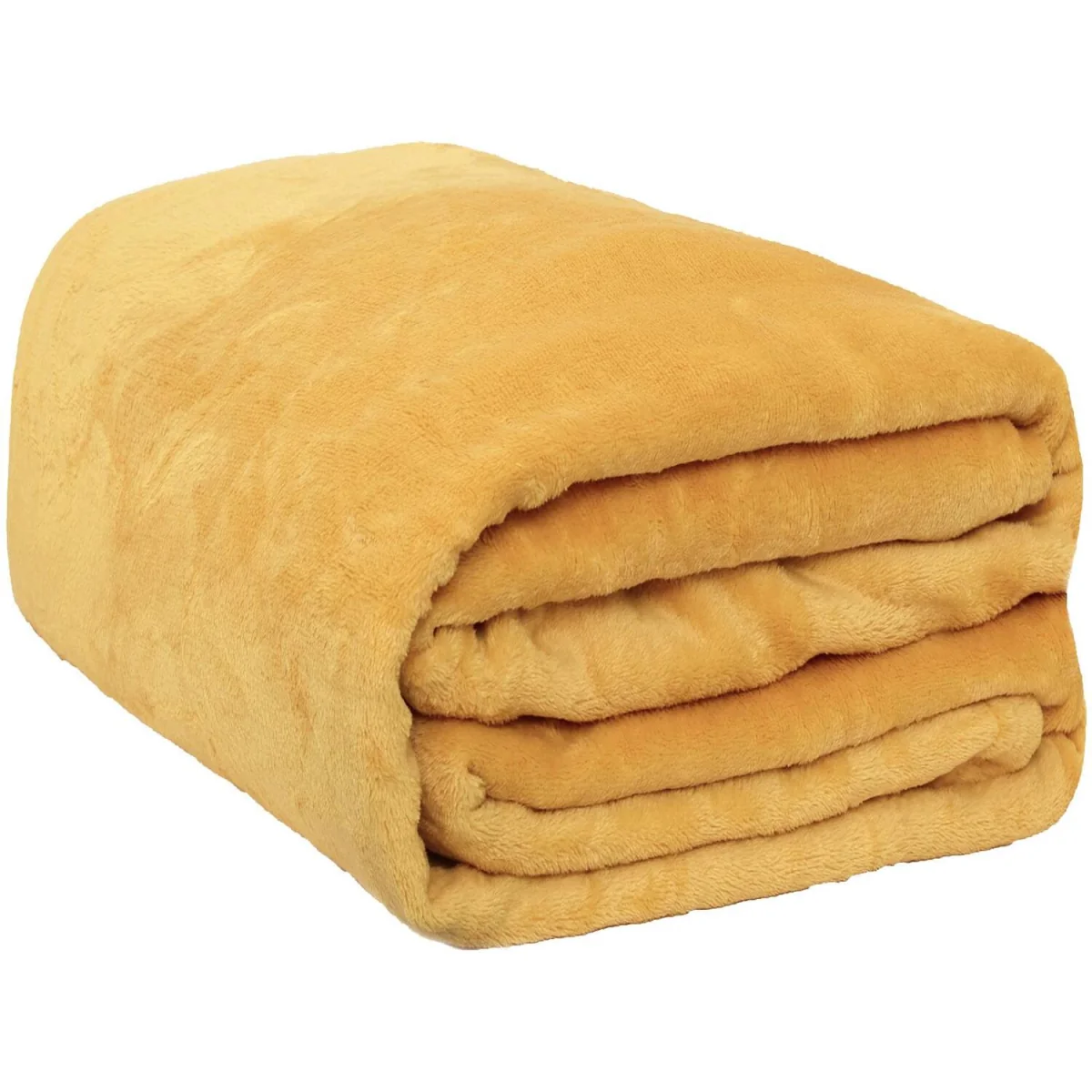 OHS Supersoft Throw - Ochre Yellow / 240cm – image 4