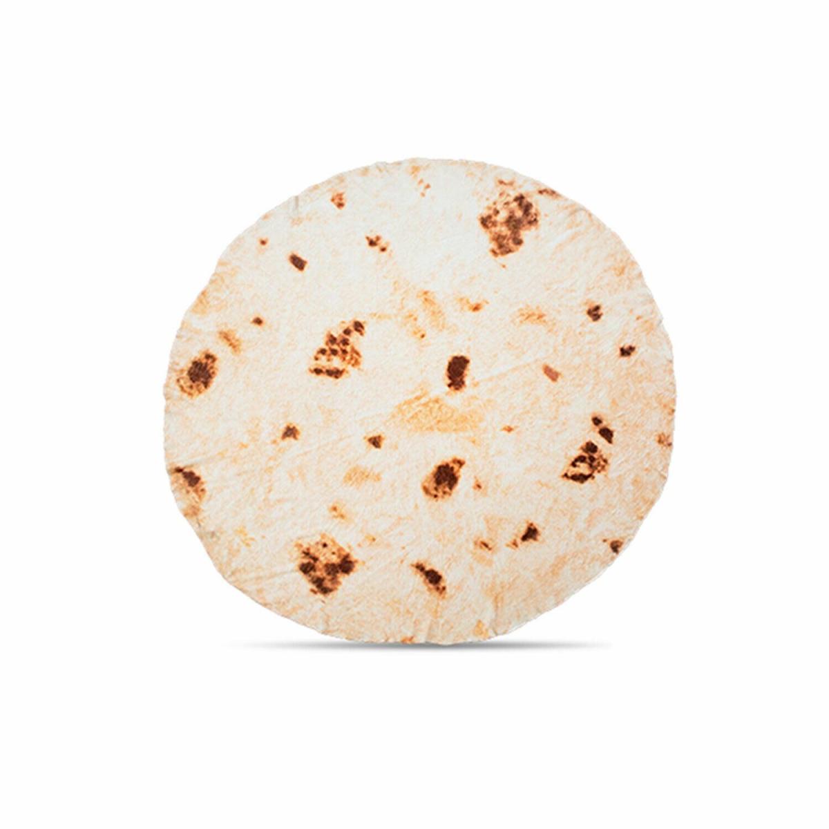 Haven Soft Baby Round Flour Burritos Tortilla Flannel Blanket - Brown / 120cm – image 2
