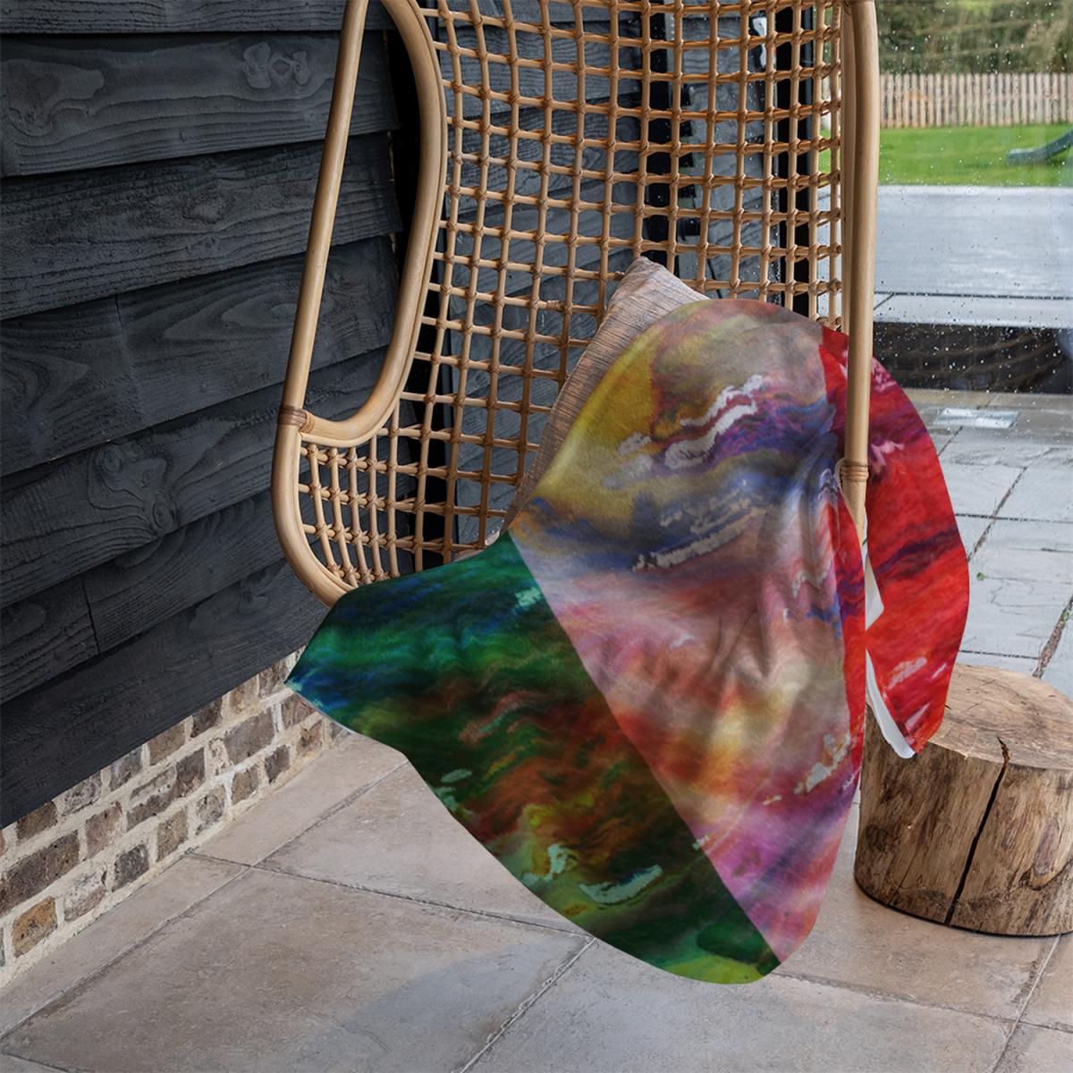 Italy Flag Blanket - Green – image 1