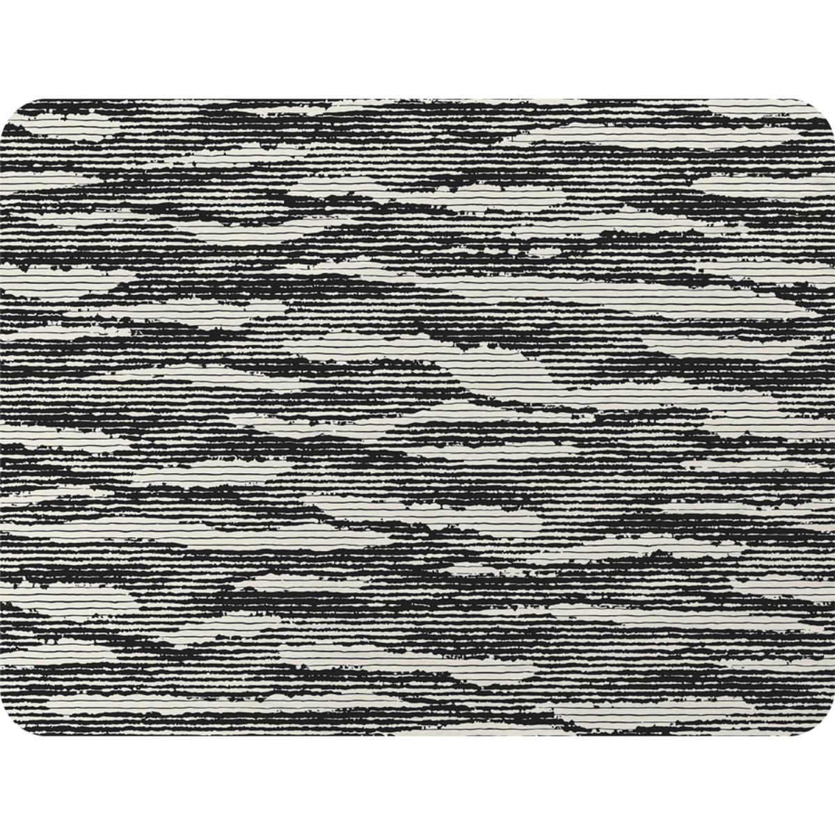 Grunged Stripes Blanket - Black – image 2