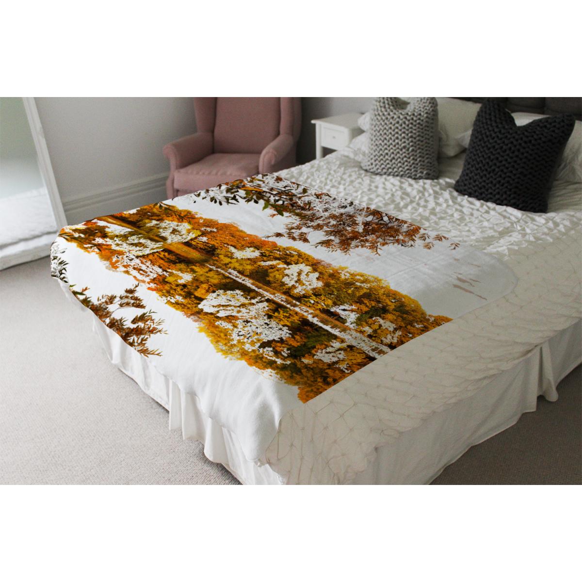 Autumn Lake Blanket - Orange – image 4