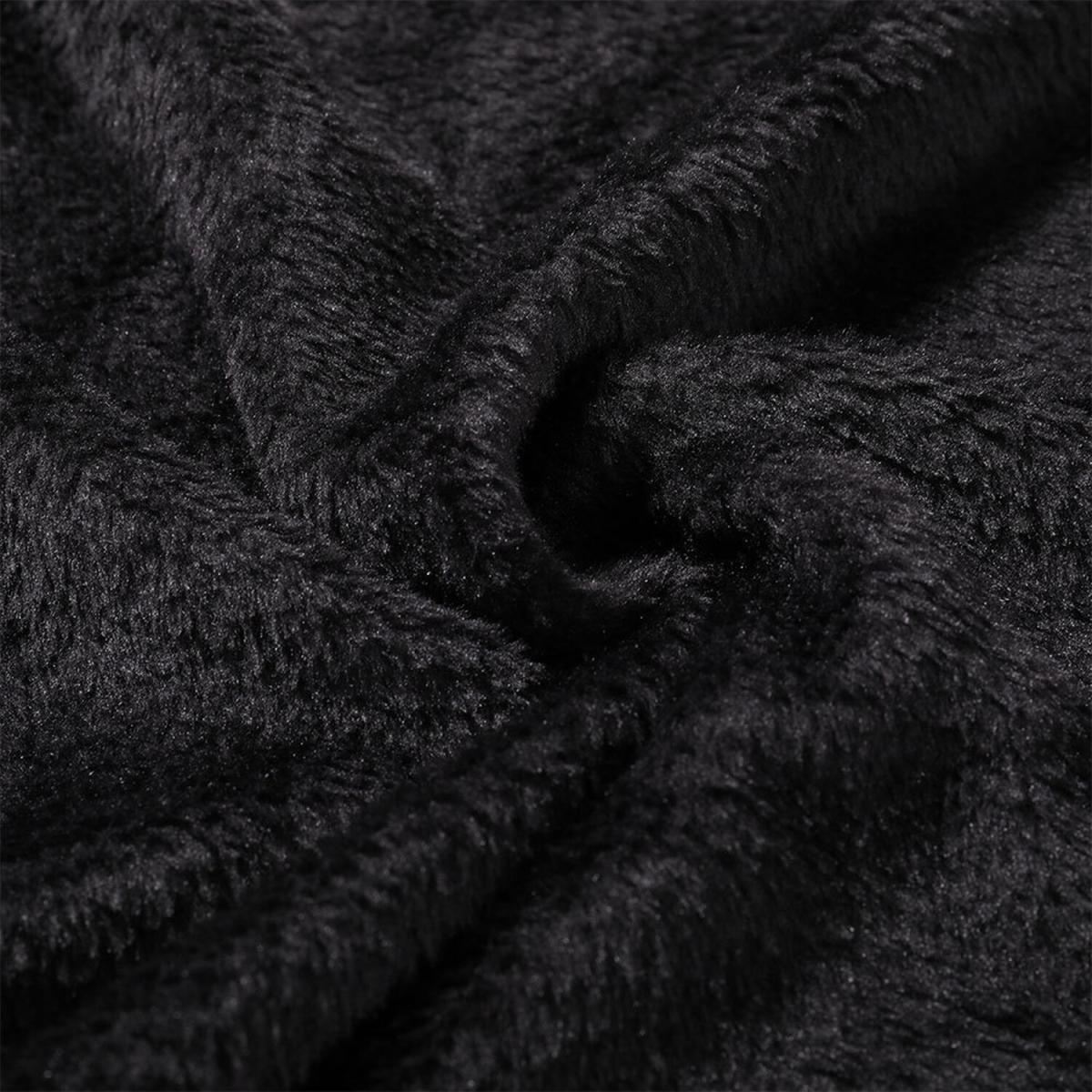 Shaggy Flannel Blankets - Black / 200cm – image 3