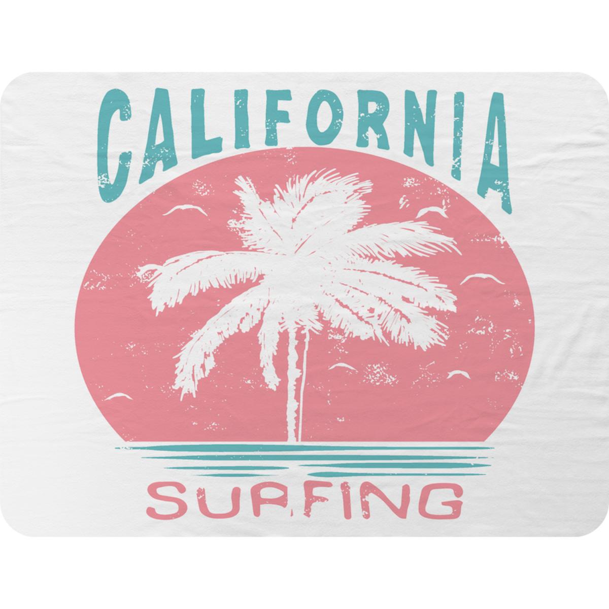 California Surfing Blanket - Pink – image 2