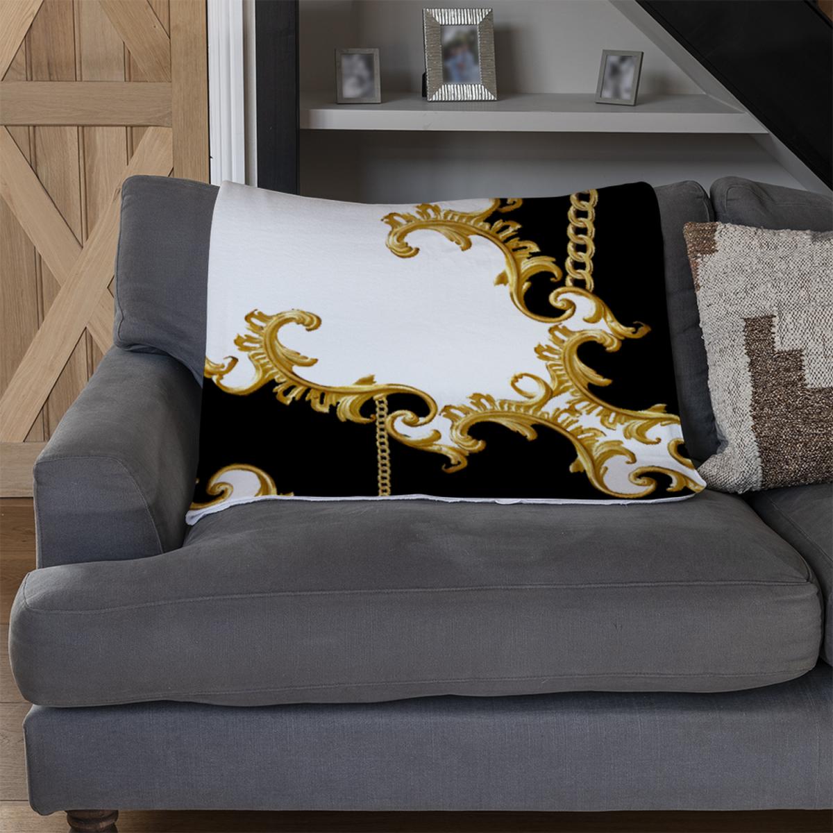 Baroque Blanket - Gold – image 3