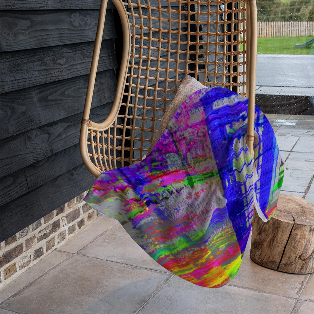 London Post Box Blanket - Blue – image 1