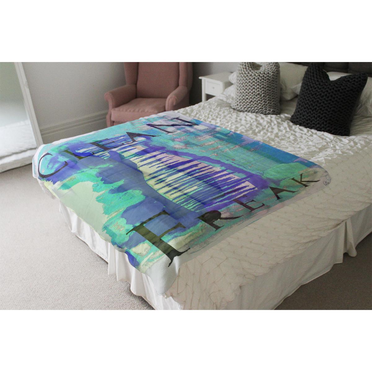 Clean Freak Blue Blanket - Blue – image 4