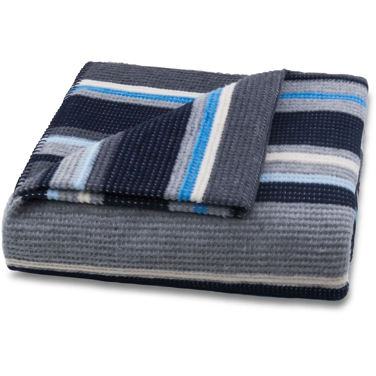 Cotton Blanket/Throw - Blue – image 3