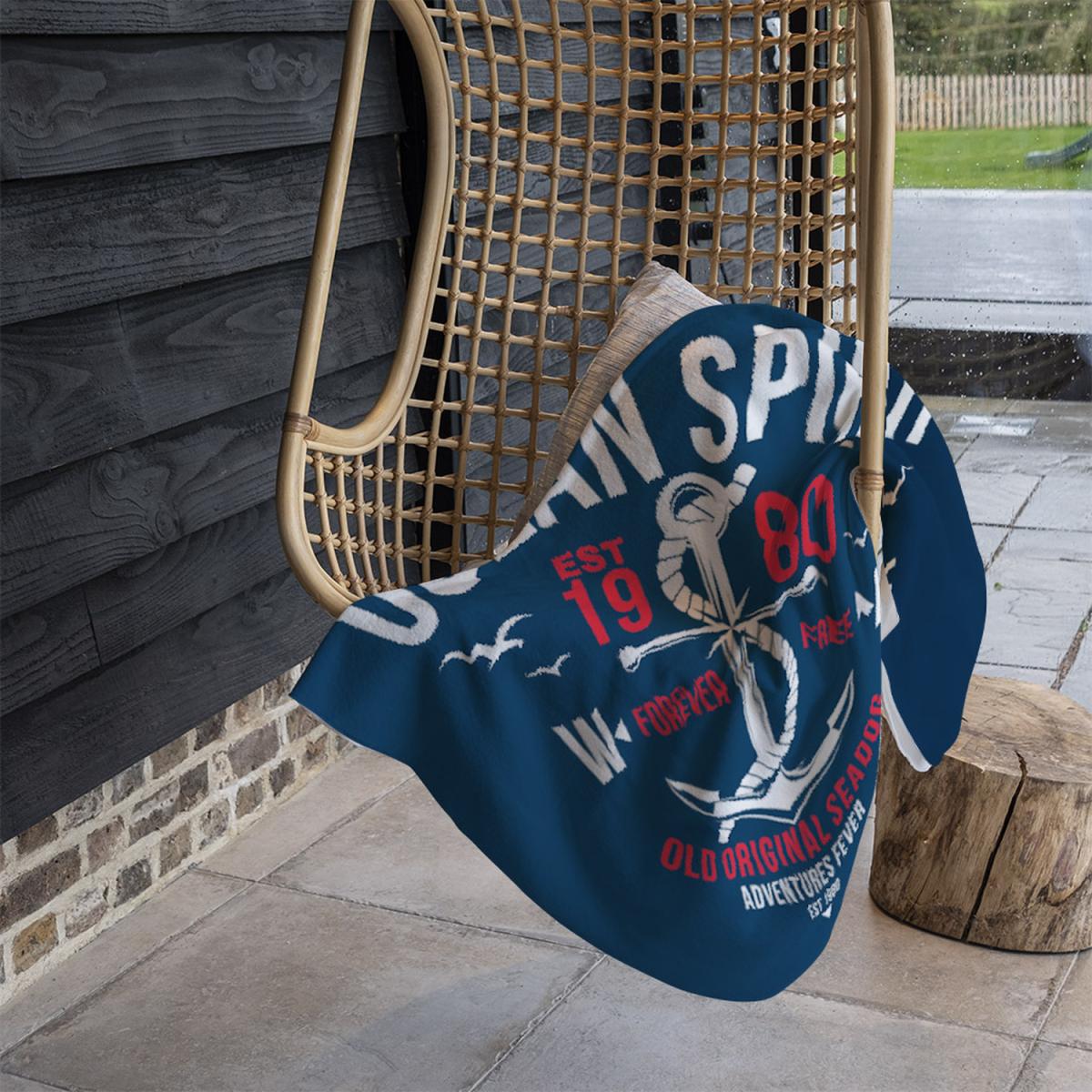Ocean Spirit Blanket - Blue – image 1