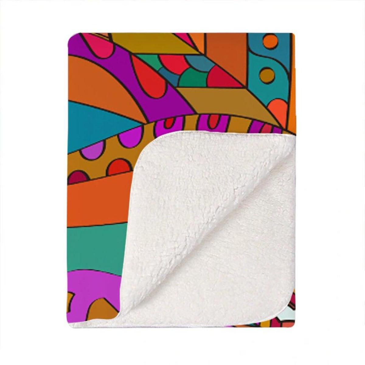 Mehndi Design Blanket - Red – image 2