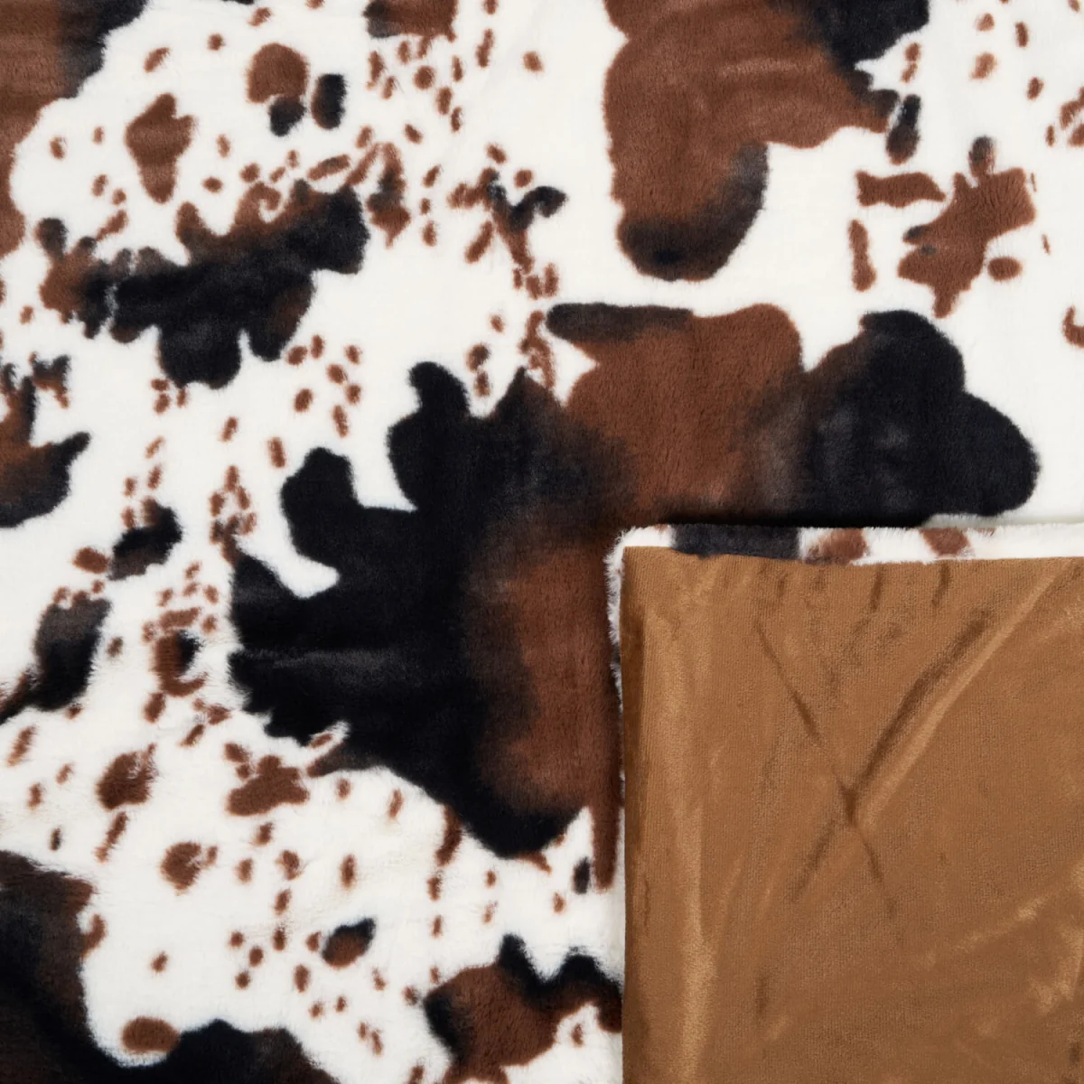 Cow Print Faux Fur Throw – image 7