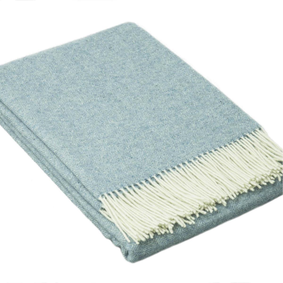 Hampton Merino Wool Blend Throw - Light Grey – image 6