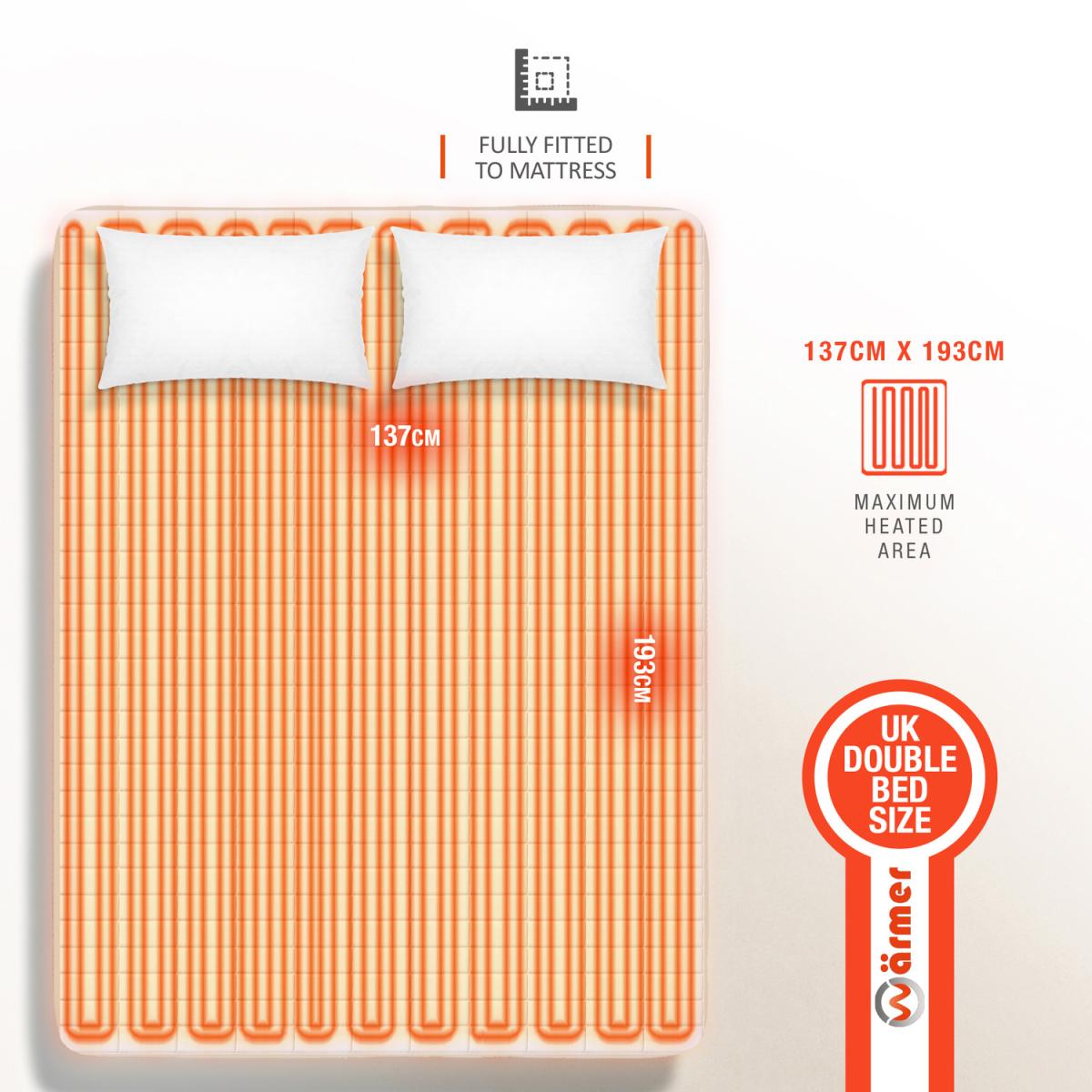 Electric Heated Throw  - Grey / 180cm / Double – image 17