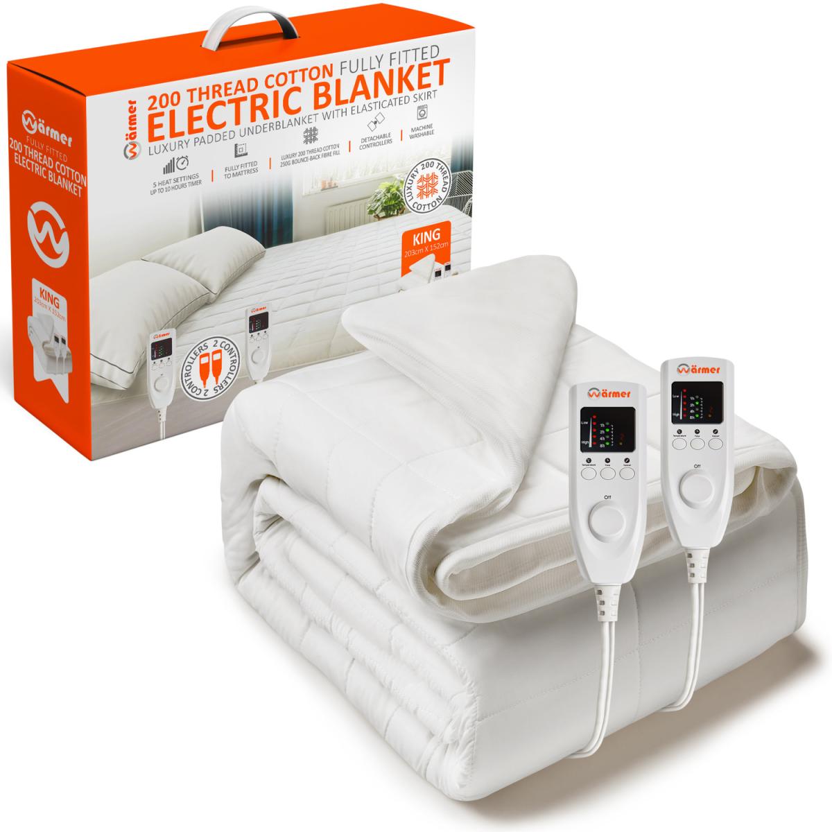 Electric Heated Throw  - Grey / 180cm / Double – image 18