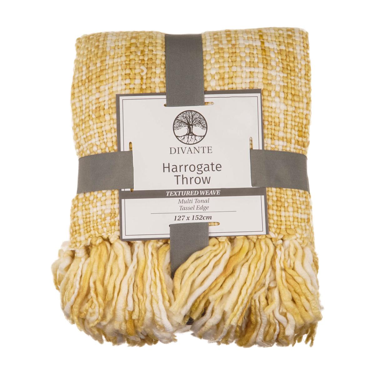 Harrogate Throw - Yellow – image 2
