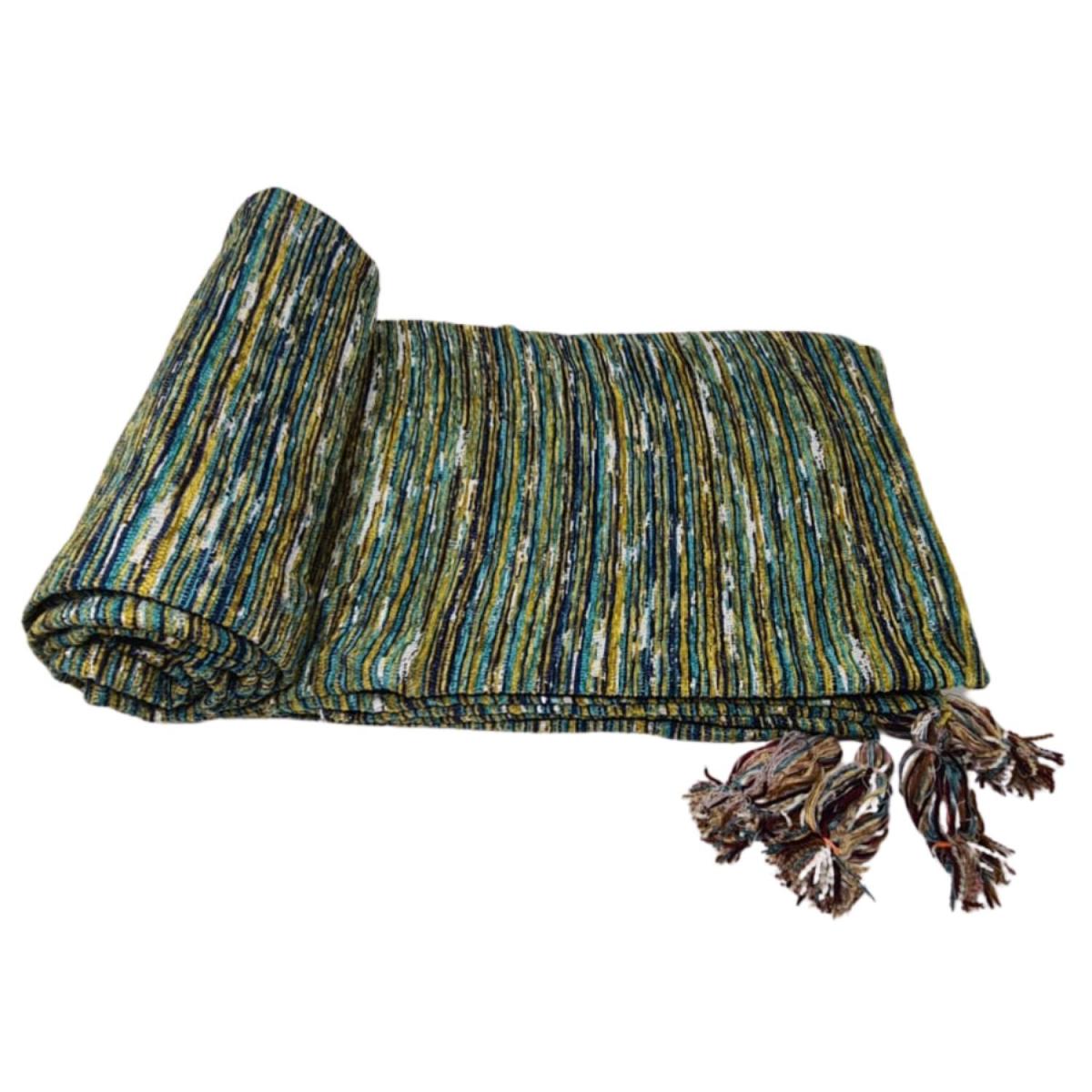 Exclusive Jacquard Chenille Throw Over - Ashton - Black – image 4