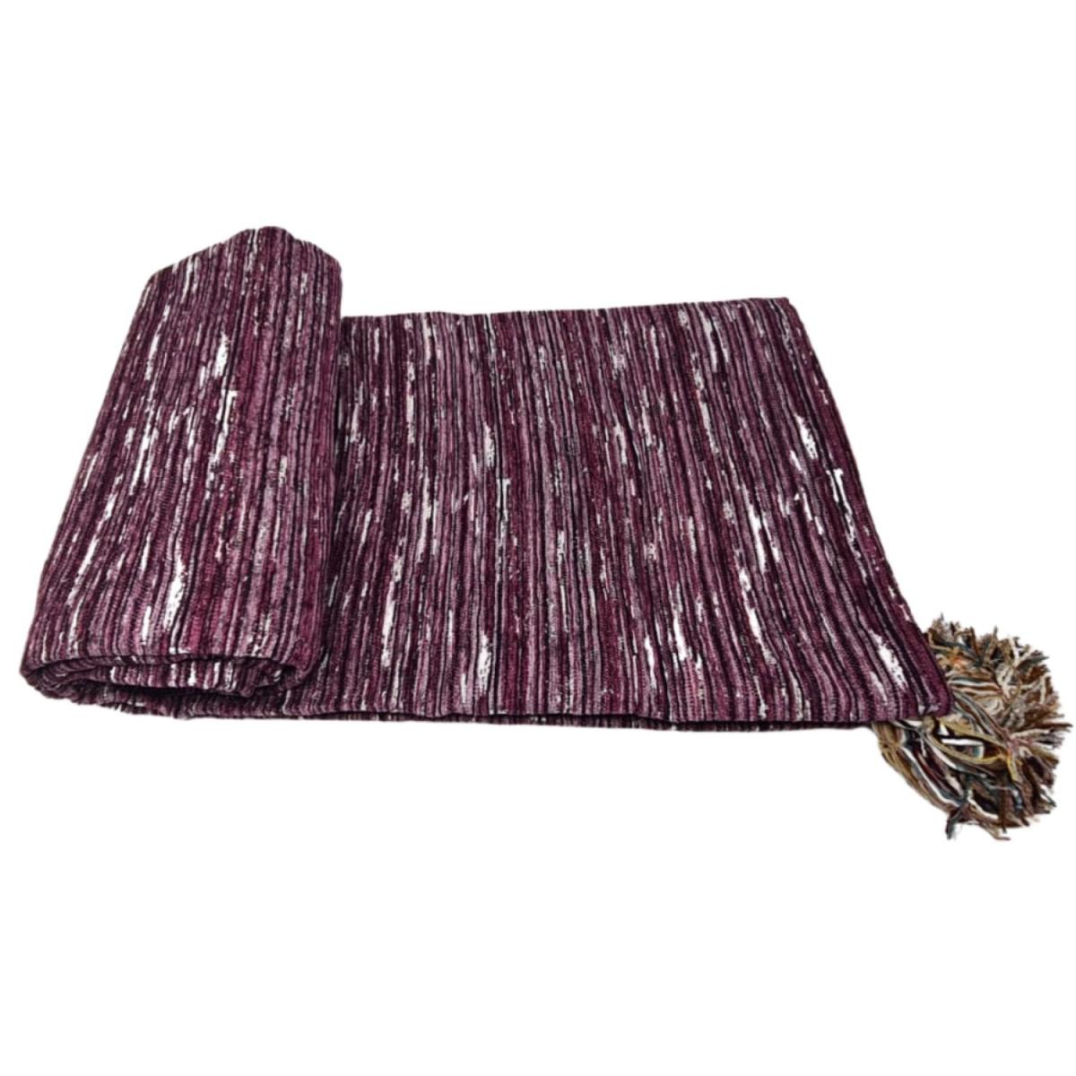Exclusive Jacquard Chenille Throw Over - Ashton - Black – image 5