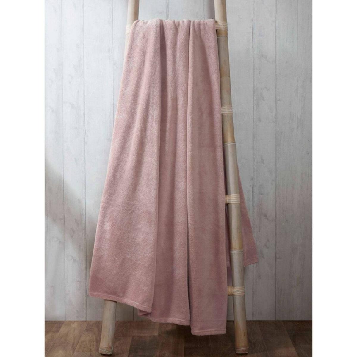 Coral Fleece Blanket - AG656 - Blush Pink / 200cm x 240cm – image 2
