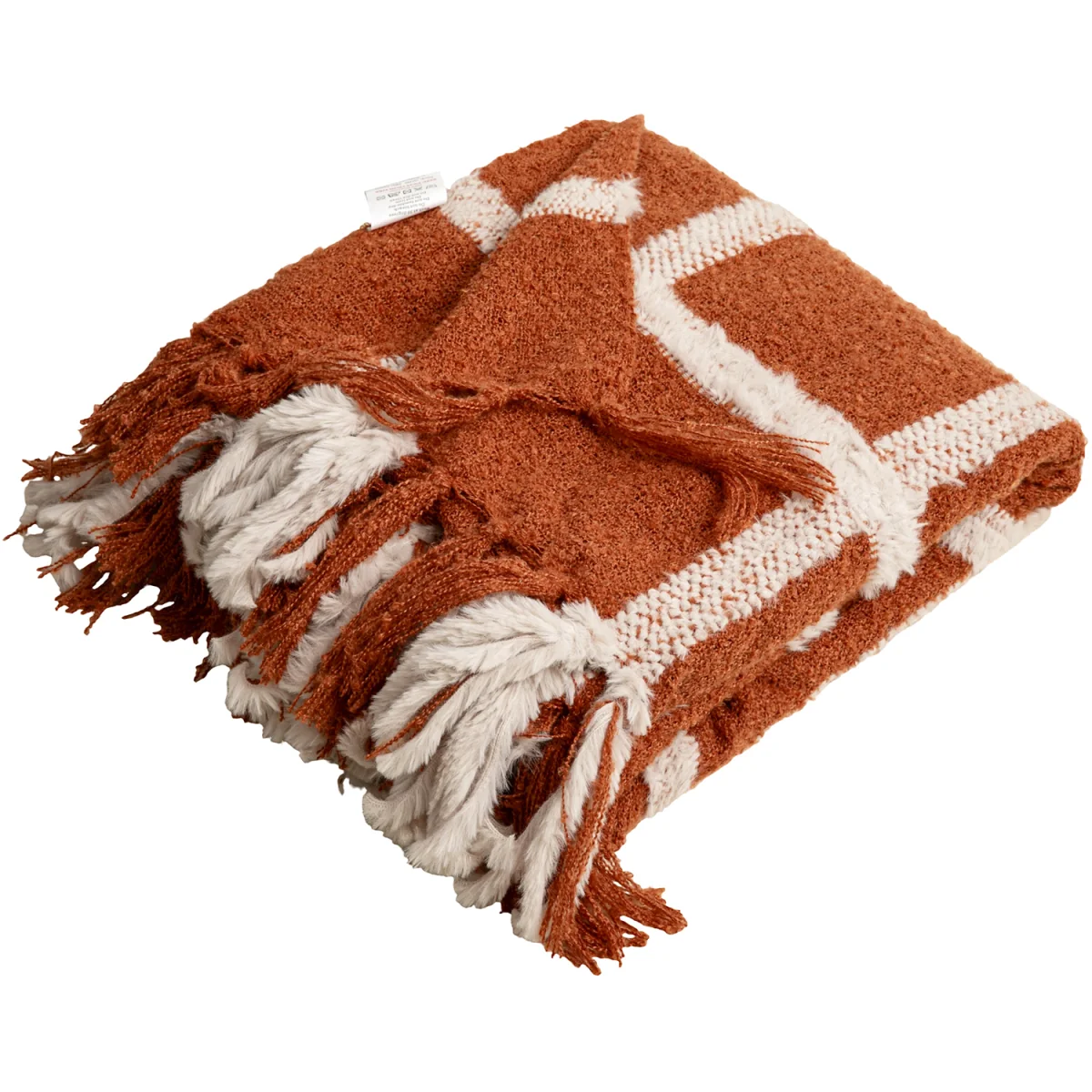 Sansa Checkered Throw - Rust – image 9