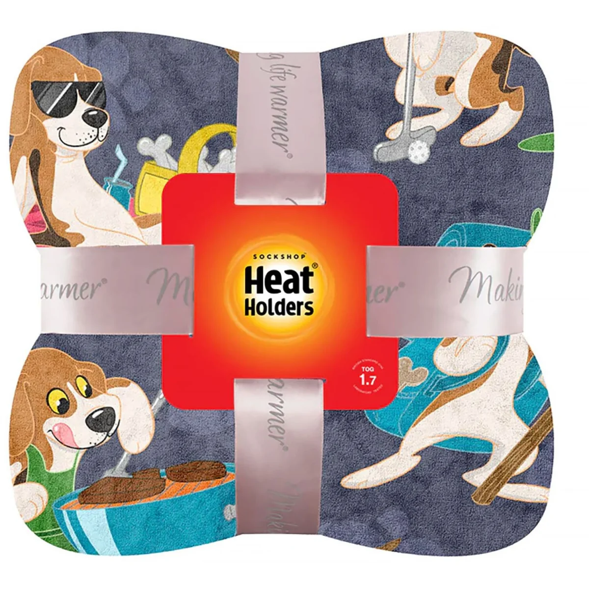 Warm Quilted Fleece Pet Blanket for Winter with Cats & Dogs - Pink – image 11