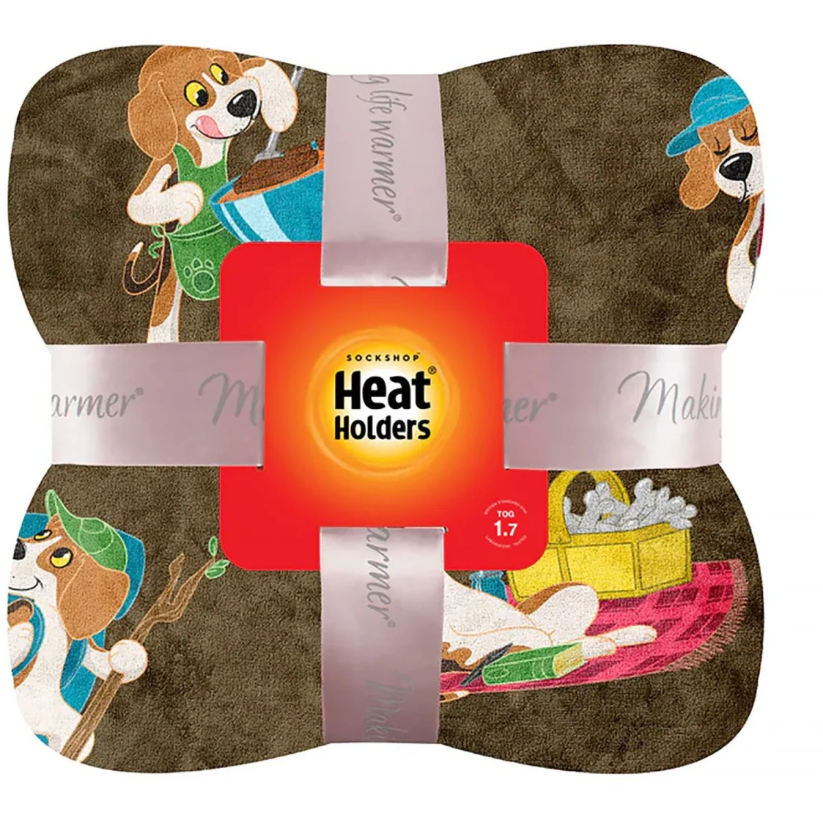 Warm Quilted Fleece Pet Blanket for Winter with Cats & Dogs - Pink – image 17
