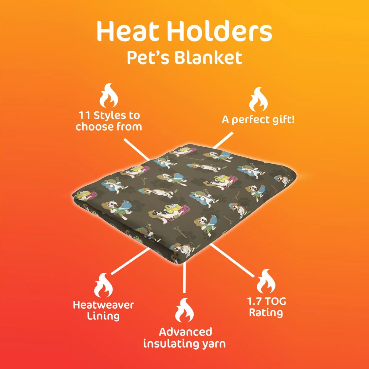 Warm Quilted Fleece Pet Blanket for Winter with Cats & Dogs - Pink – image 3