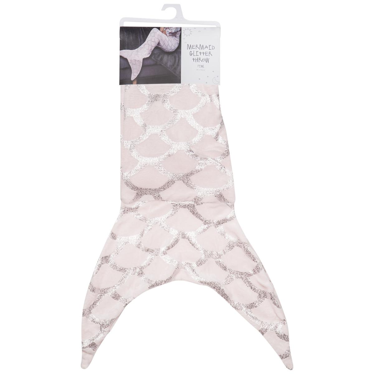 Mermaid Pink Glitter Throw - Pink – image 4