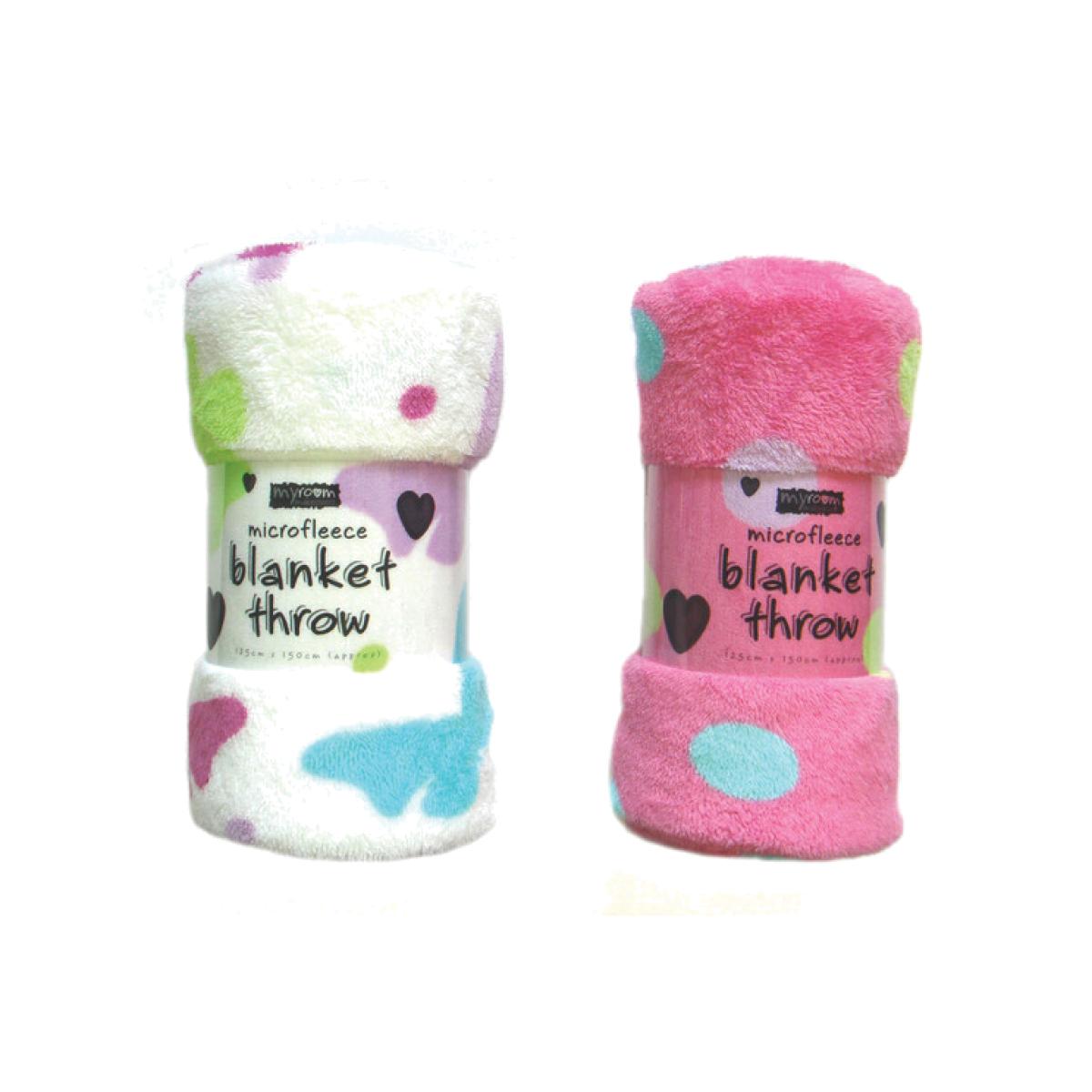Girls Microfleece Throw