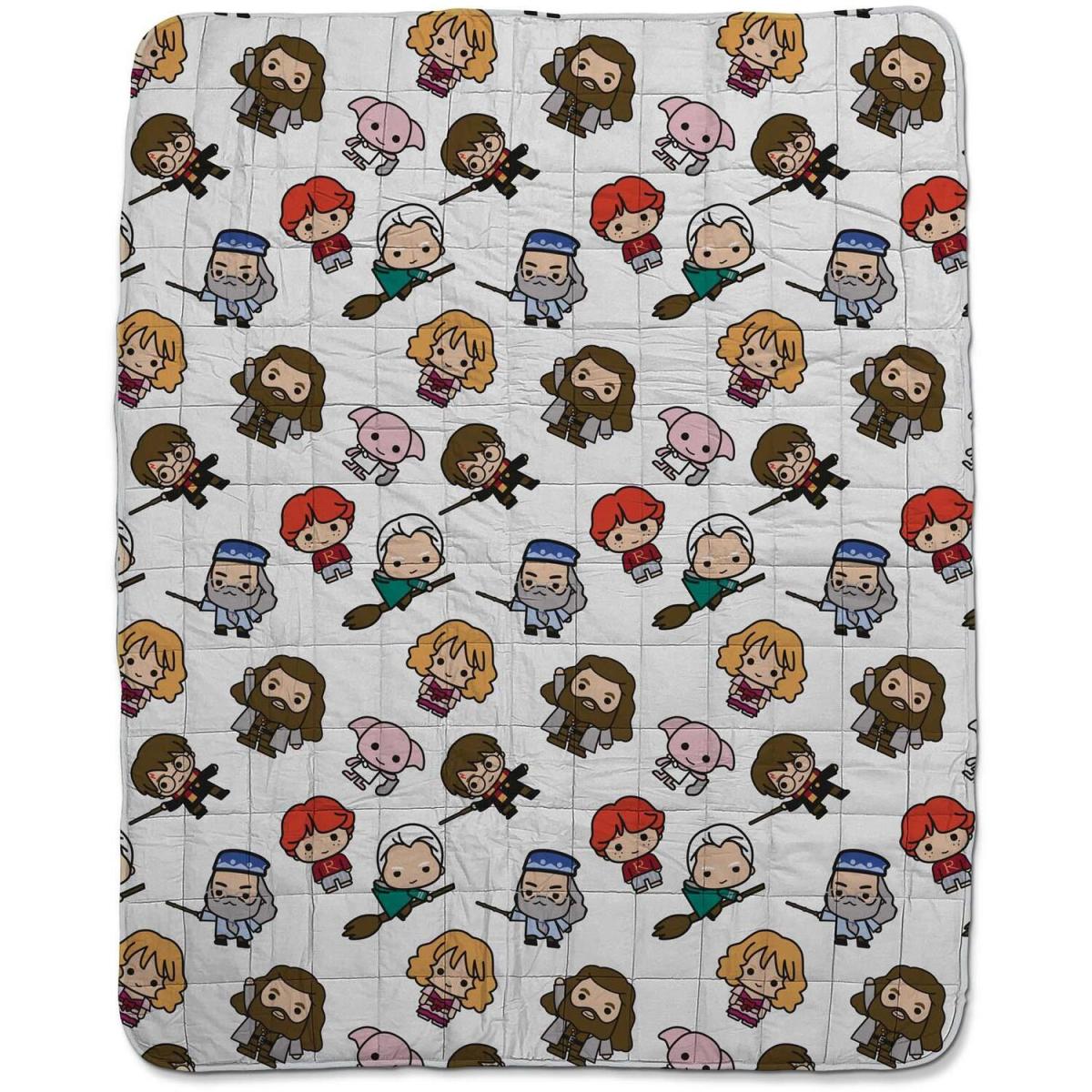 Harry Potter Weighted Blanket Kids Childrens Throw - White – image 2