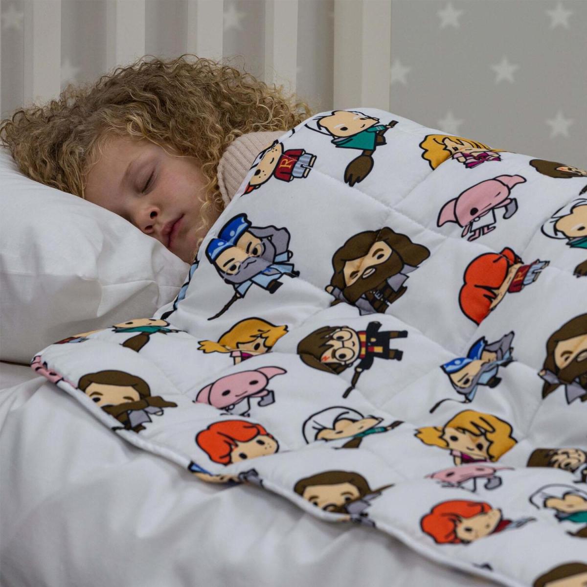 Harry Potter Weighted Blanket Kids Childrens Throw - White – image 3