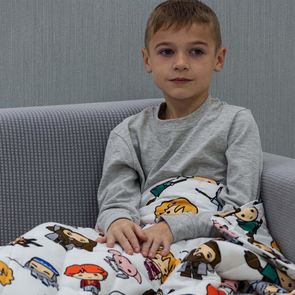 Harry Potter Weighted Blanket Kids Childrens Throw - White – image 4