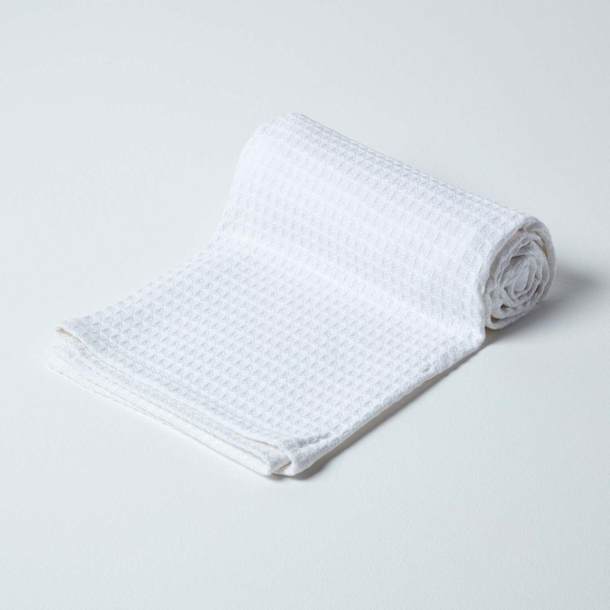 Organic Cotton Waffle Blanket - White / 0.87kg / 150cm – image 2