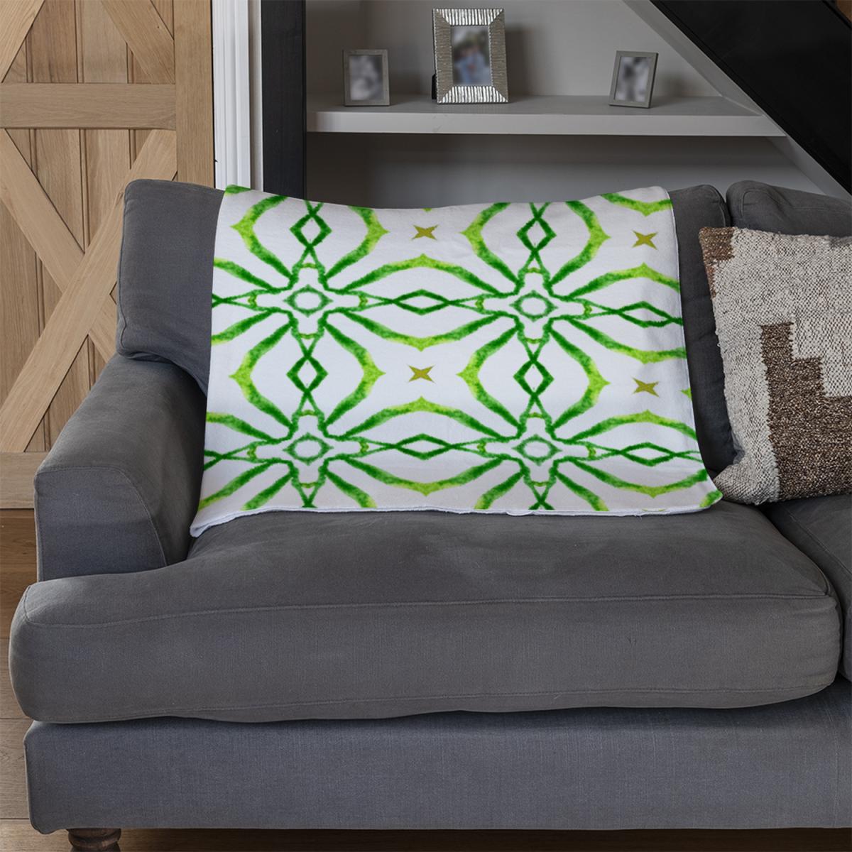 Swimwear Fabric Green Alluring Boho Chic Blanket - Green – image 3