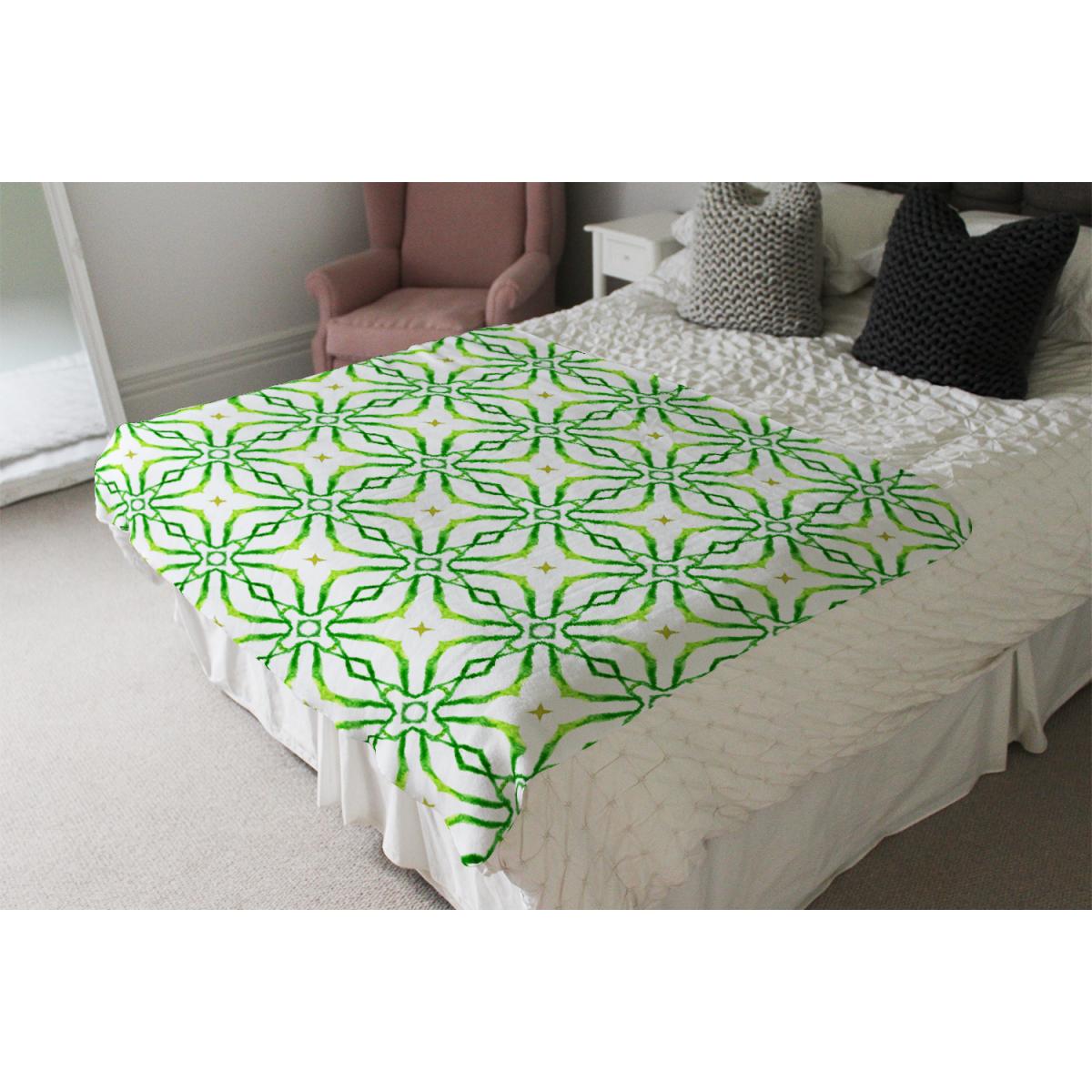 Swimwear Fabric Green Alluring Boho Chic Blanket - Green – image 4