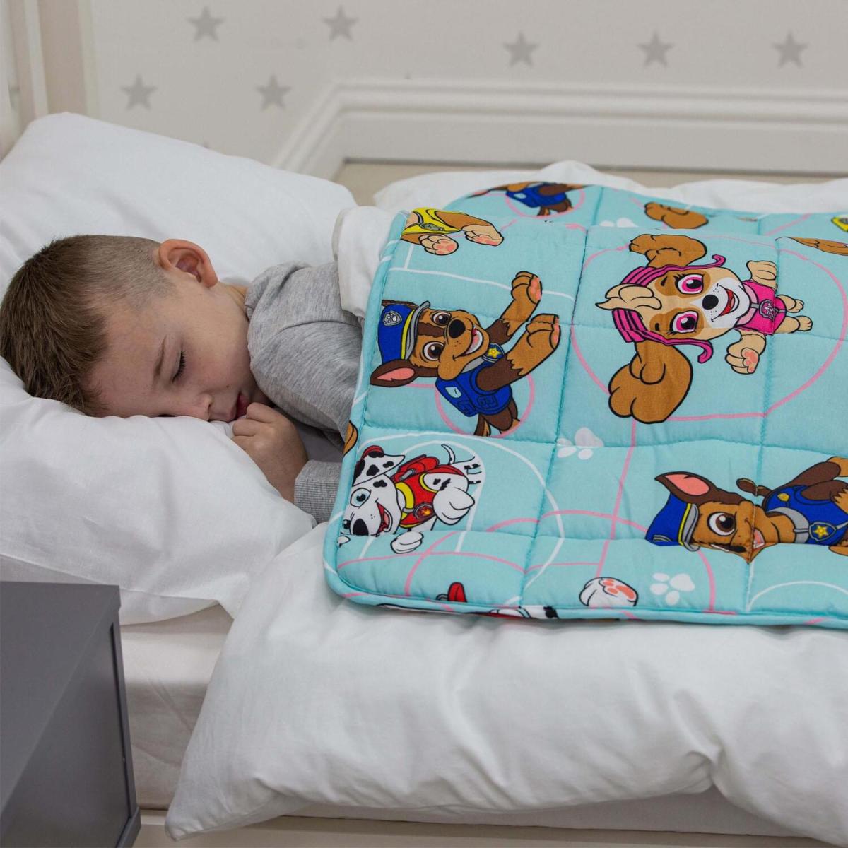 Paw Patrol Squad Weighted Blanket Kids Throw - Blue – image 4