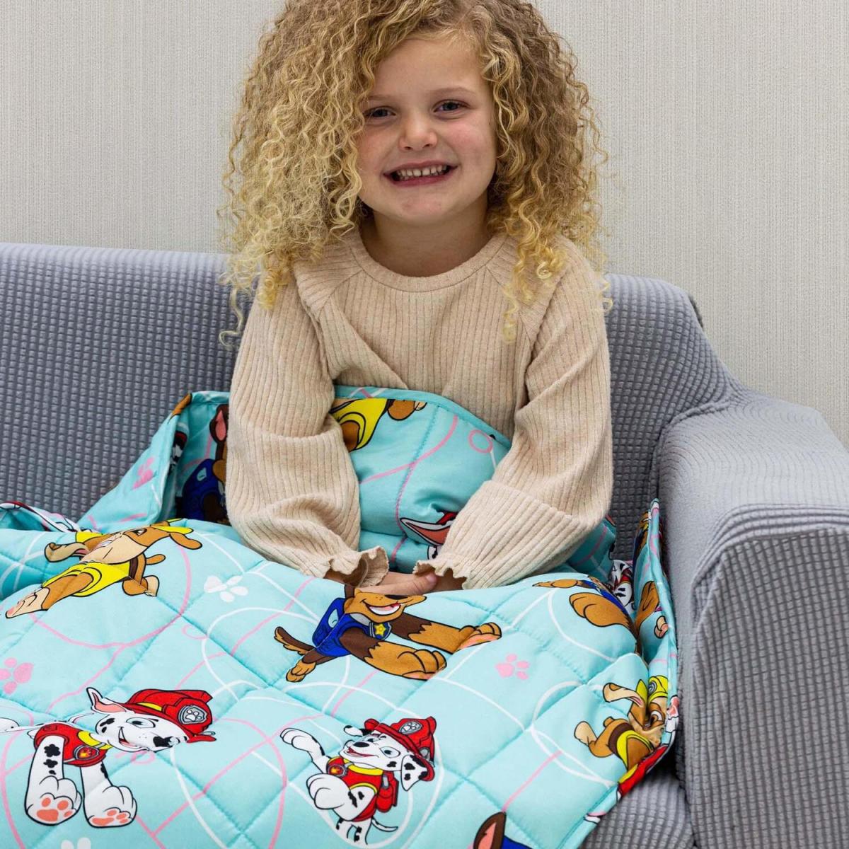 Paw Patrol Squad Weighted Blanket Kids Throw - Blue – image 5